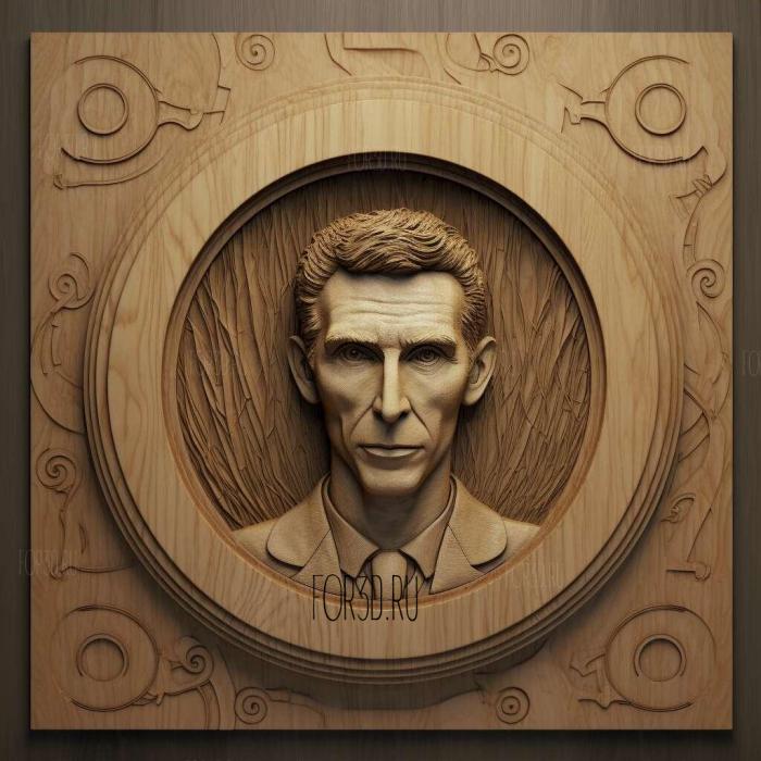 nikola tesla 4 stl model for CNC